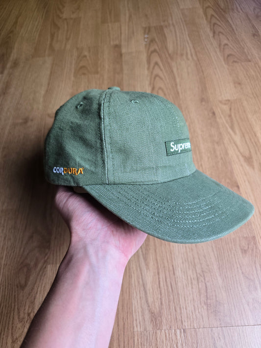 Supreme Cordura Denim Small Box 6 Panel Cap