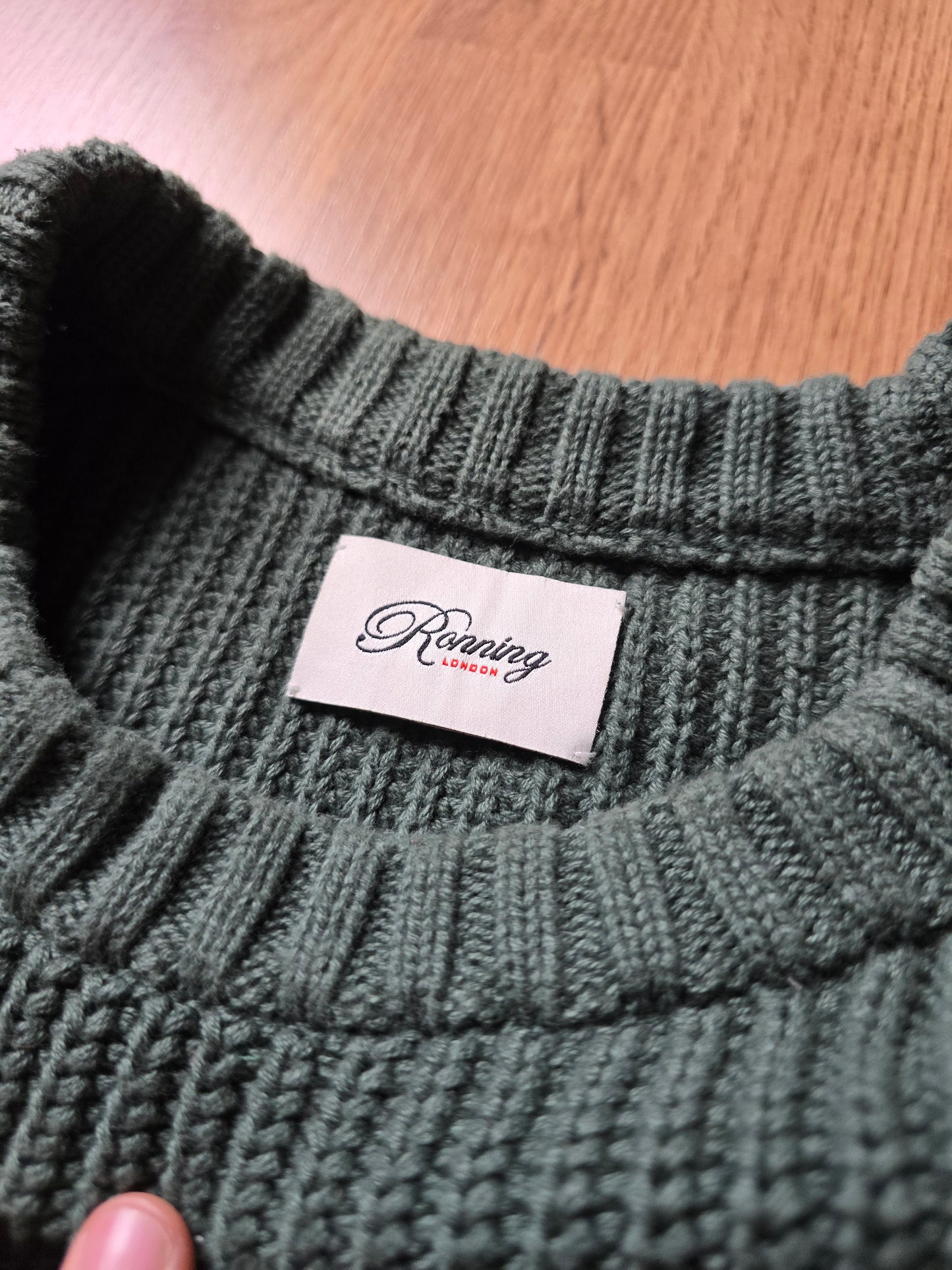 Ronning Ribbed Fisherman Knit Sweater (M)