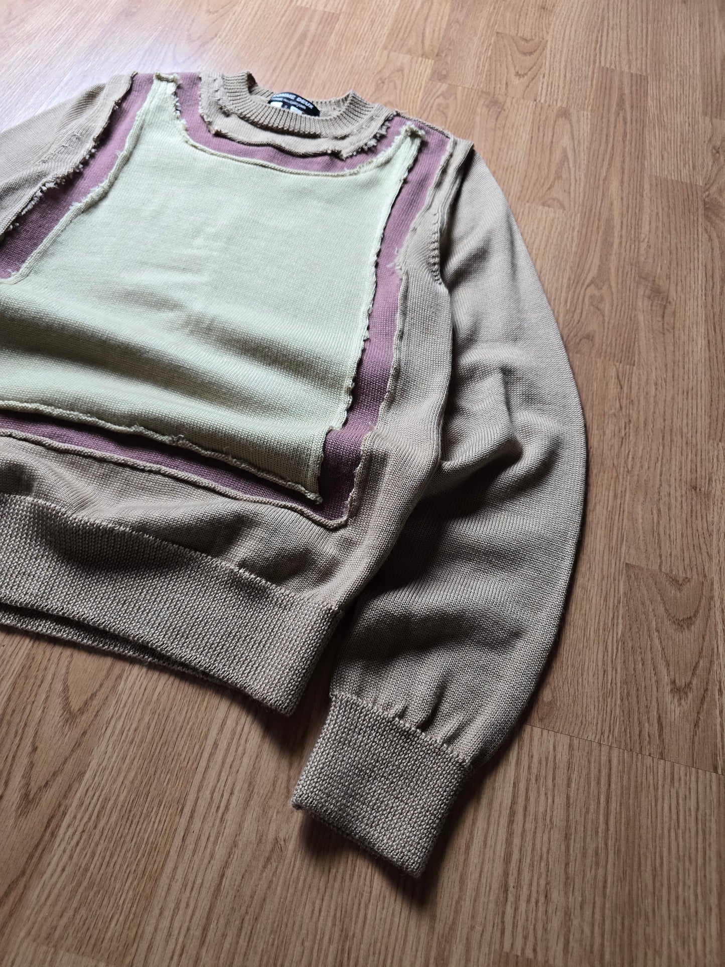 Comme Des Garcon Homme Deux Abstract Knit Sweater (S)