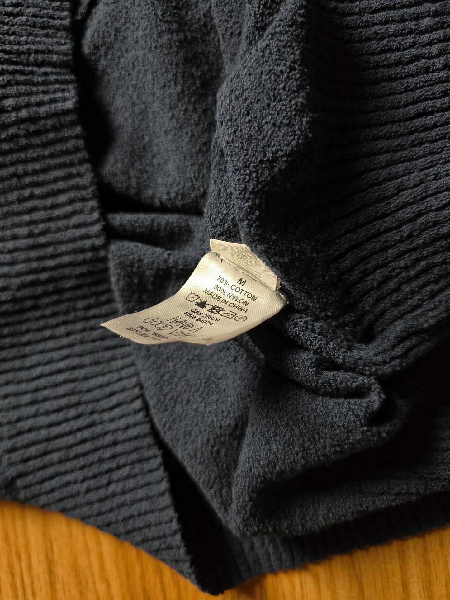 Stussy Lightweight Long Sleeve Zip Polo (M)