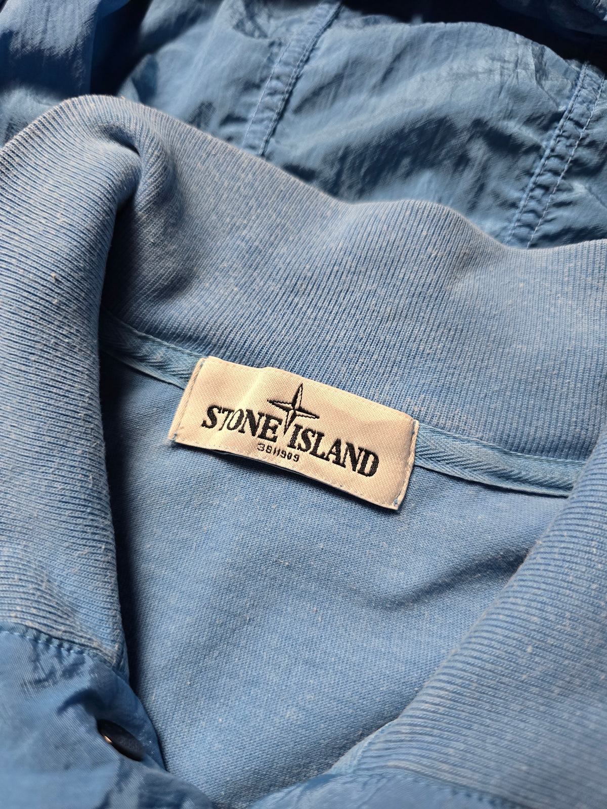 Stone Island Compass Patch Hooded Polo Shirt (L)