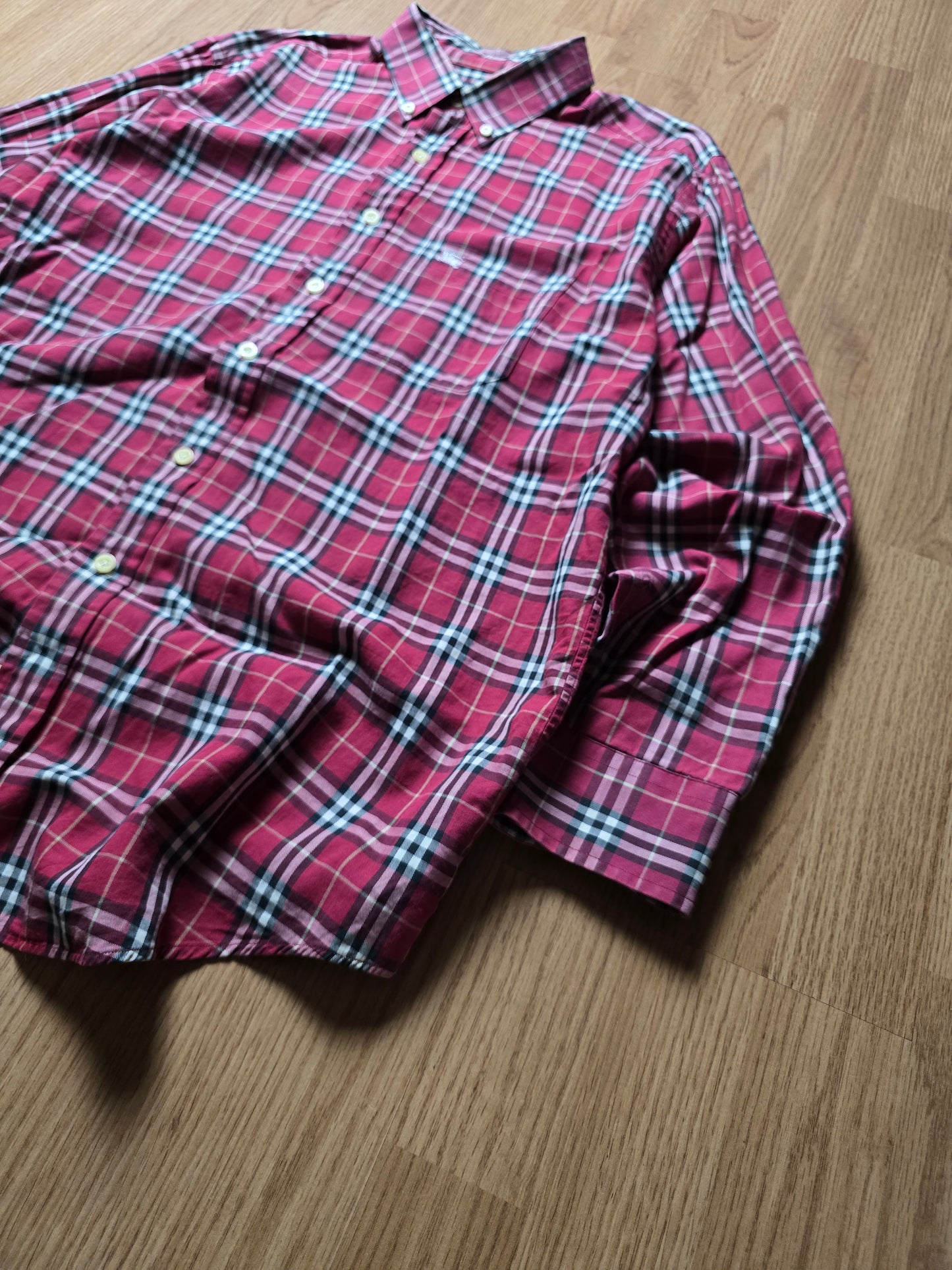 Vintage Burberry LS Nova Check Flannel Shirt (L)