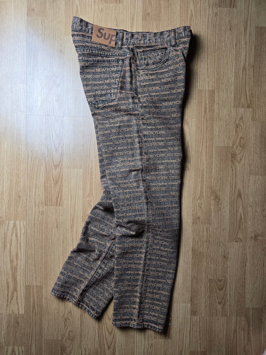 Supreme Multy Type Jaquard Jeans (31x31)