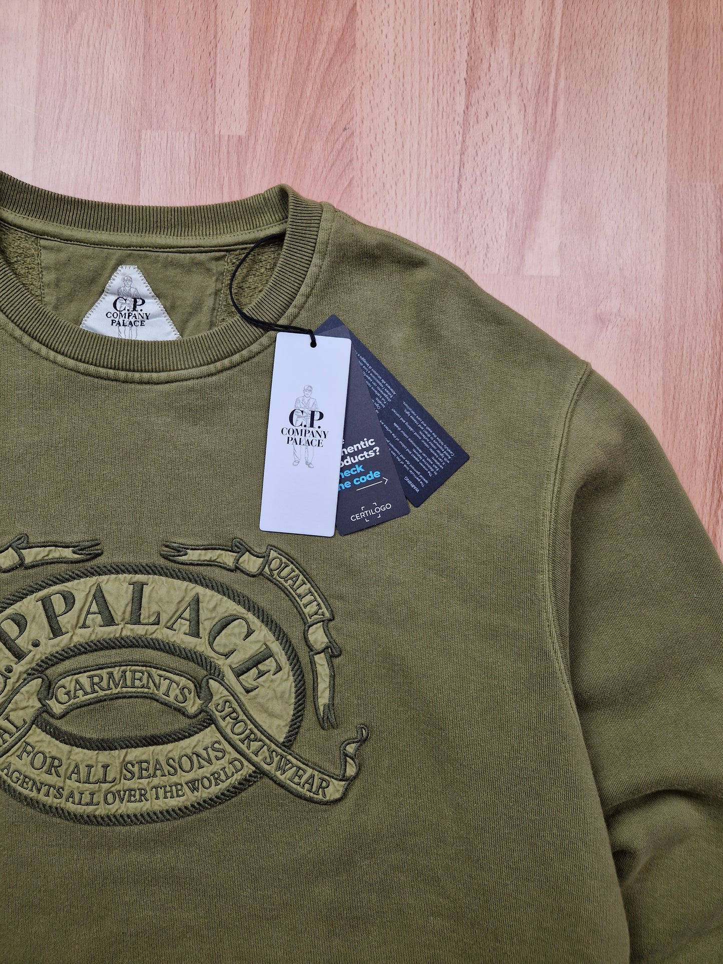 Palace x C.P Company 'Classic Over Dyed Crew' Sweatshirt (XL)