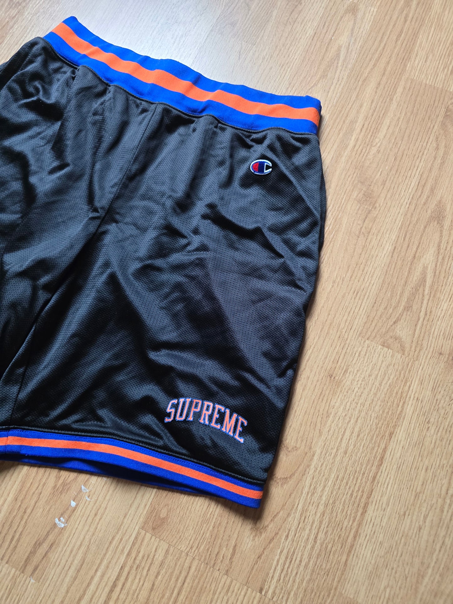 Supreme x Champion Knicks Mesh Basketball Shorts (S/M)