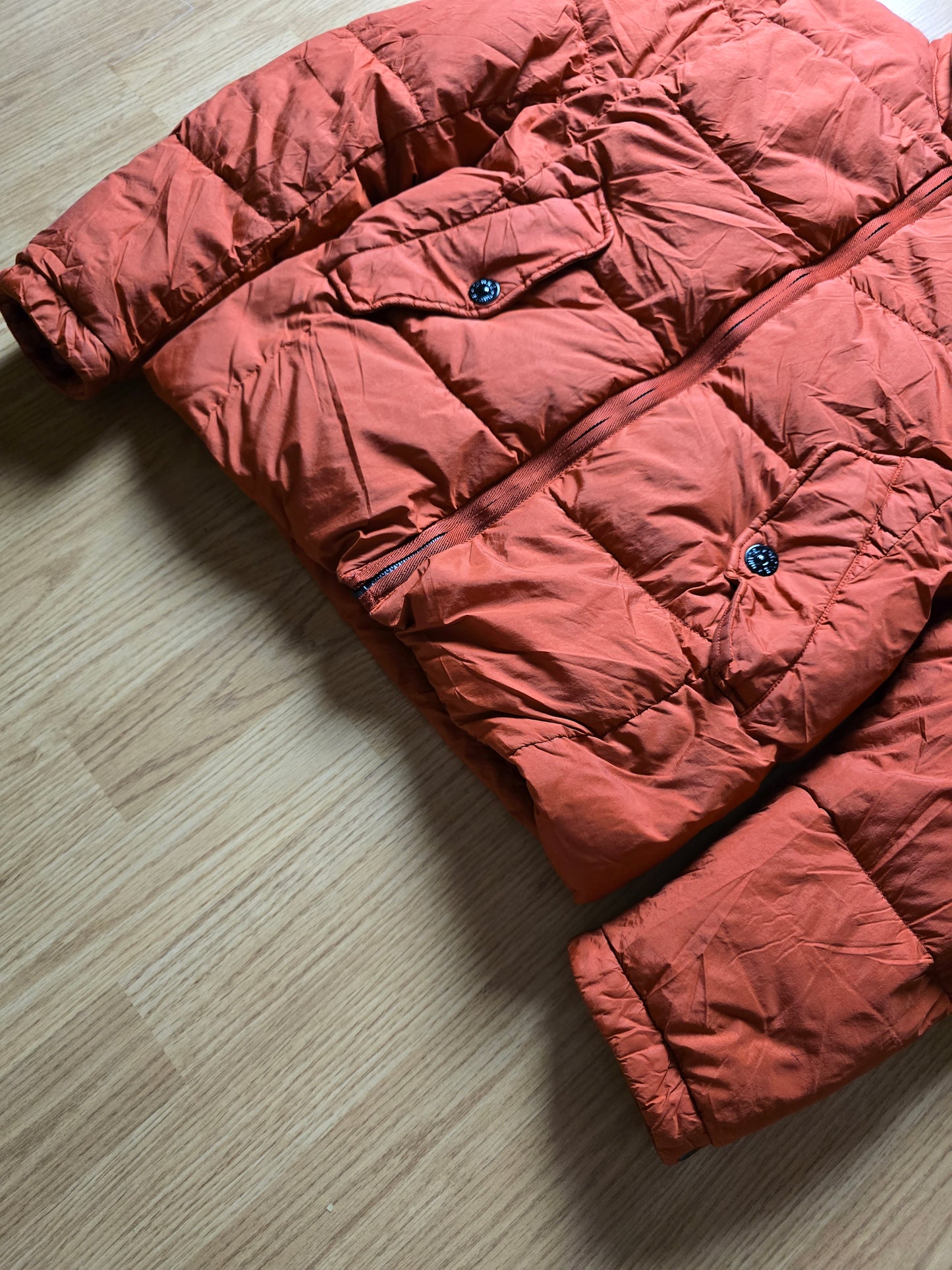 Stone Island Garment Dyed Crinkle Reps NY Down Puffer Jacket (S)