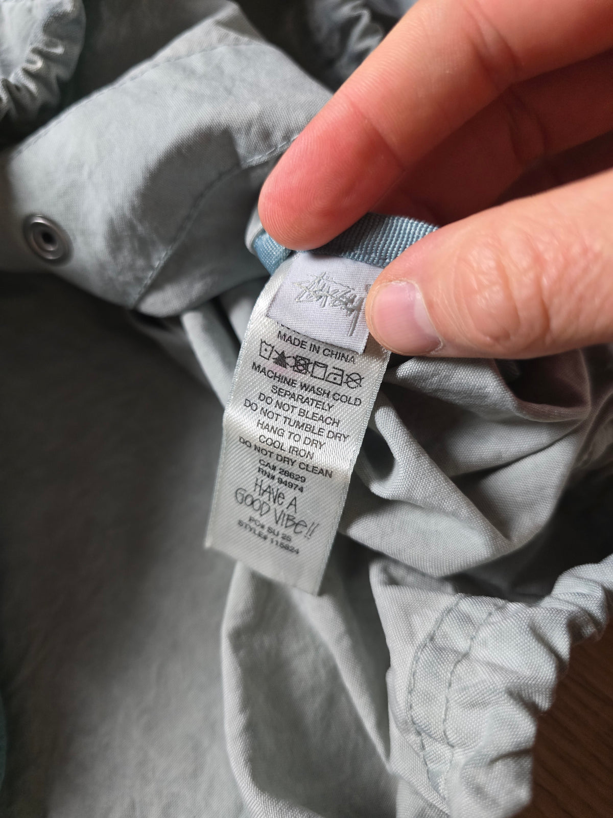 Stussy Beach Garment Dyed Shell Jacket (L)