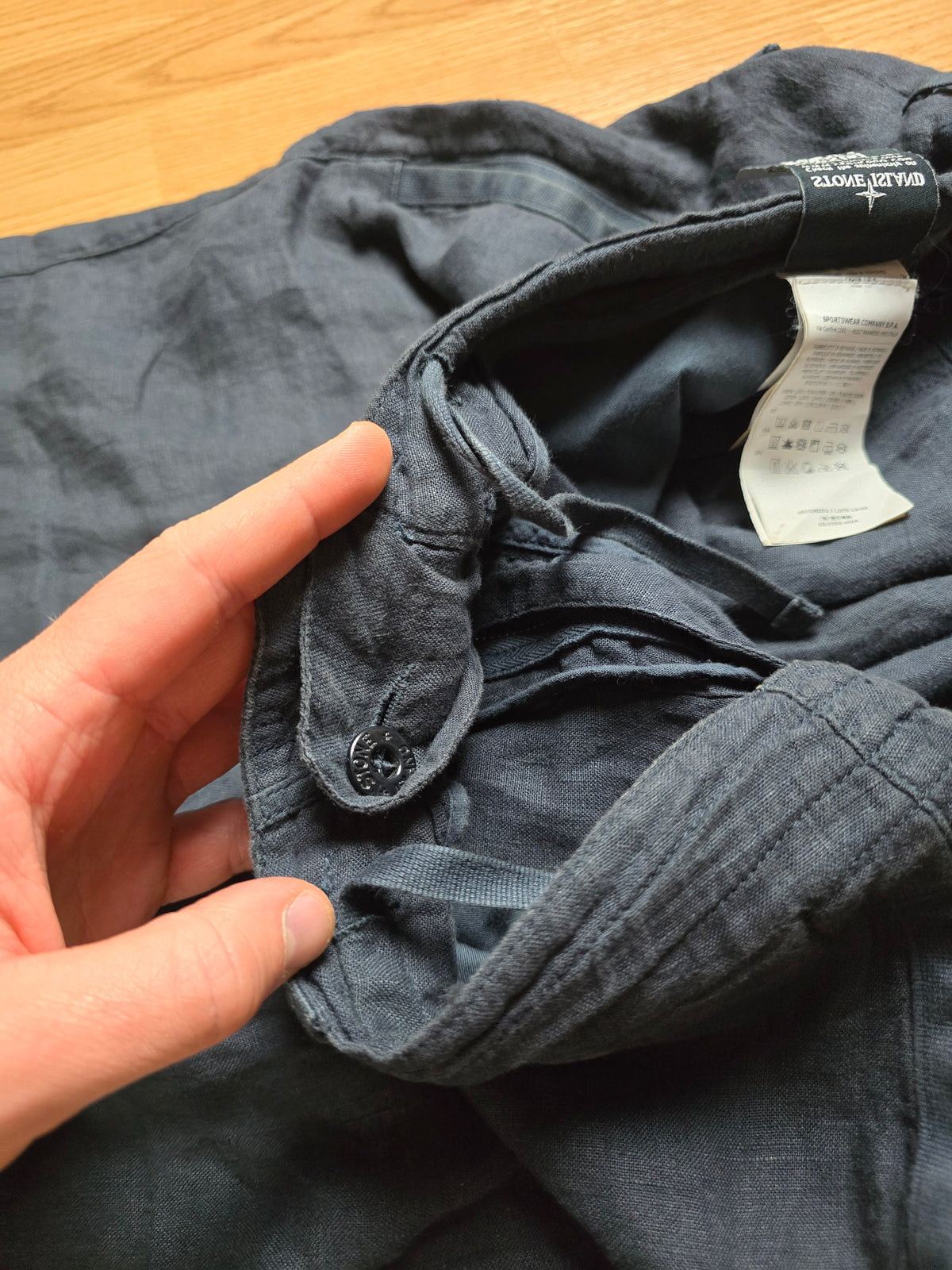 Stone Island Baggy Lino Flax/Linen Pants (34x34)