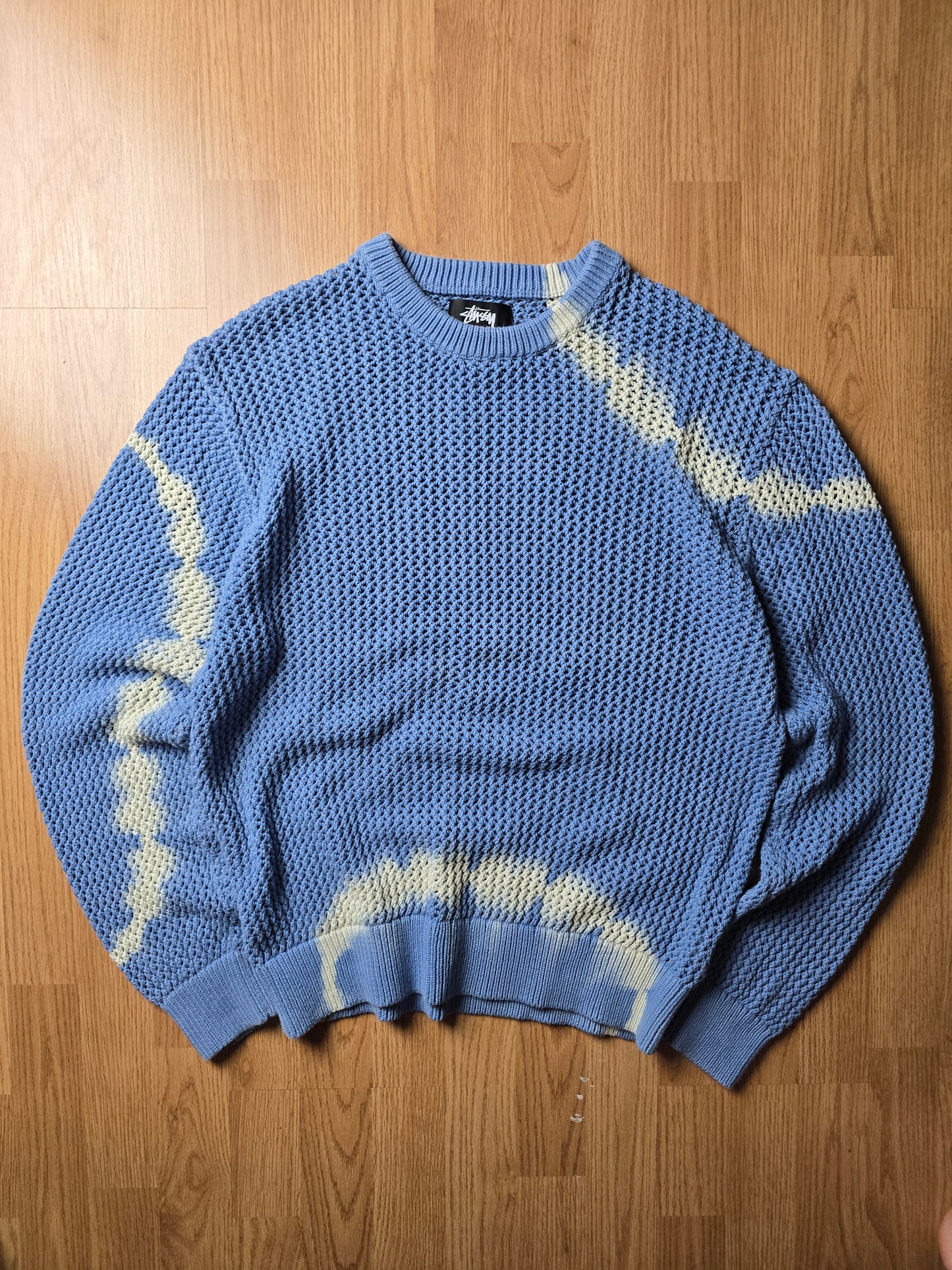 Stussy Pigment Dyed Loose Gauge Knit Sweater (L/XL)