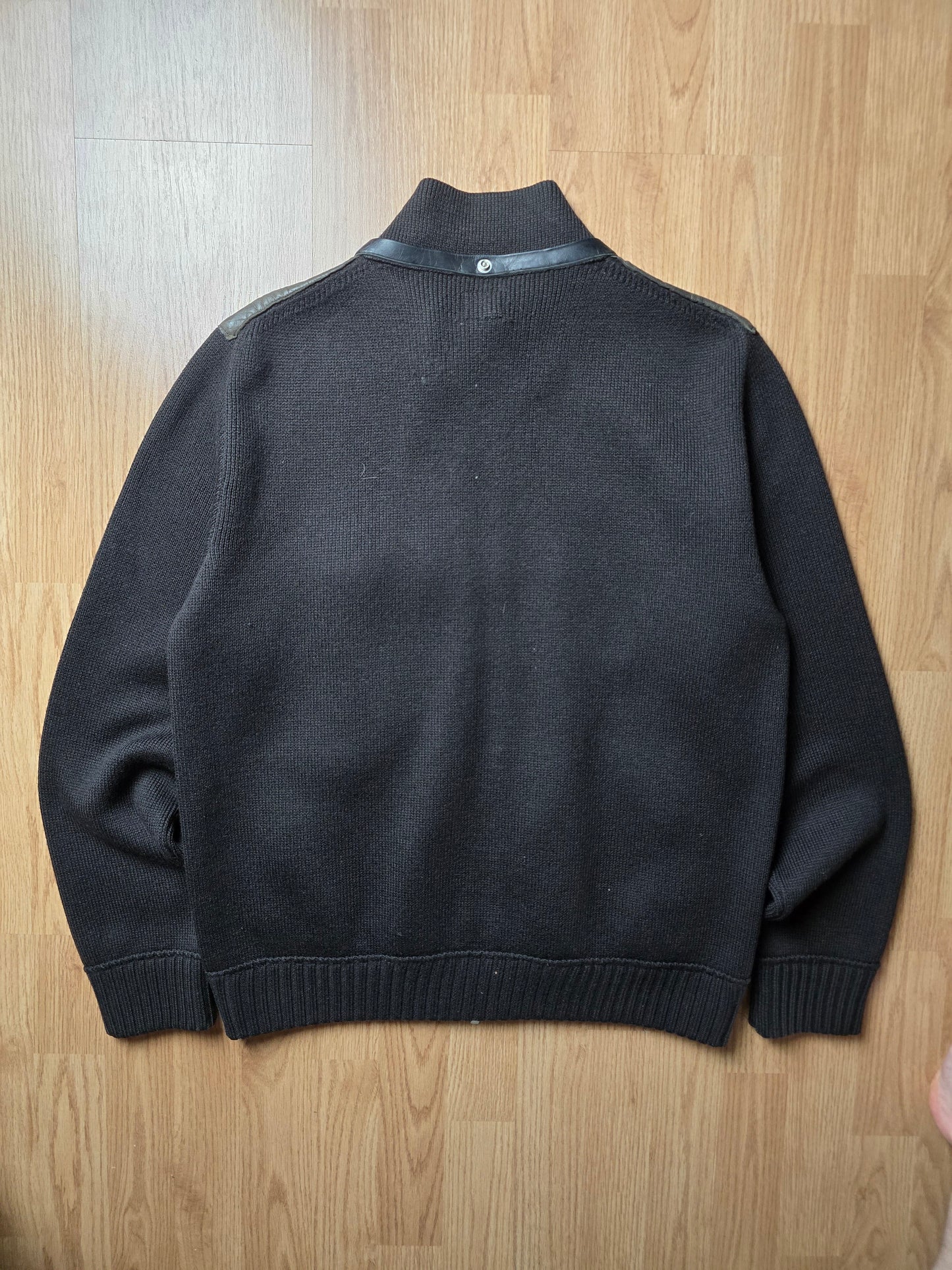 C.P. Company AW06 Leather & Wool Hybrid Jacket (M)