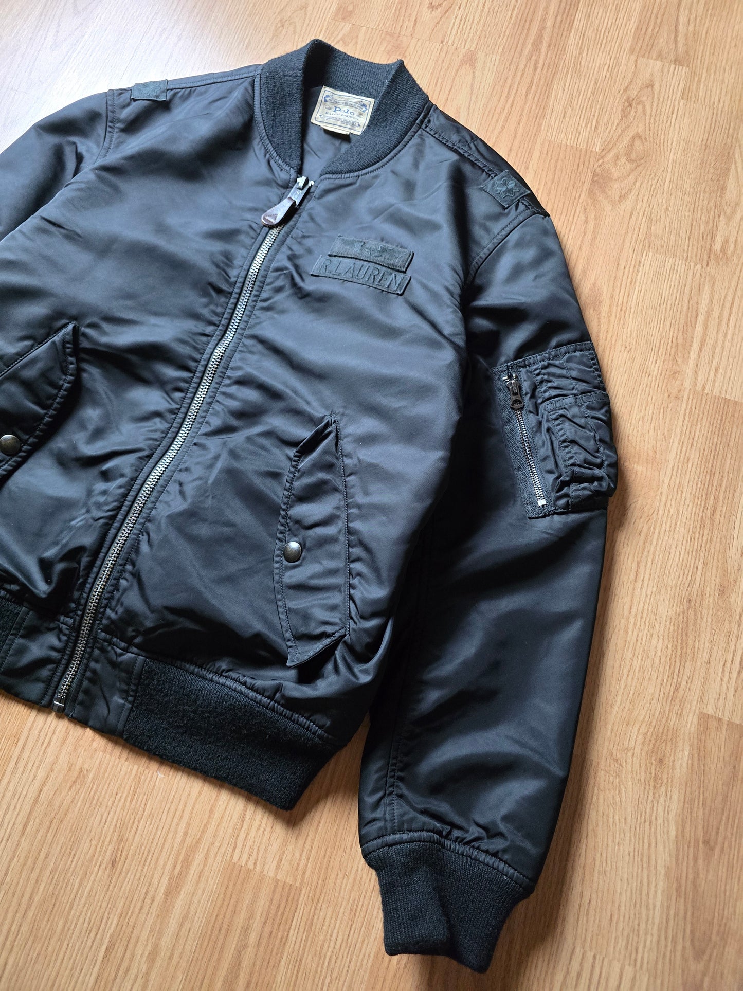 Polo Ralph Lauren Twill  Flight Bomber Jacket (M)