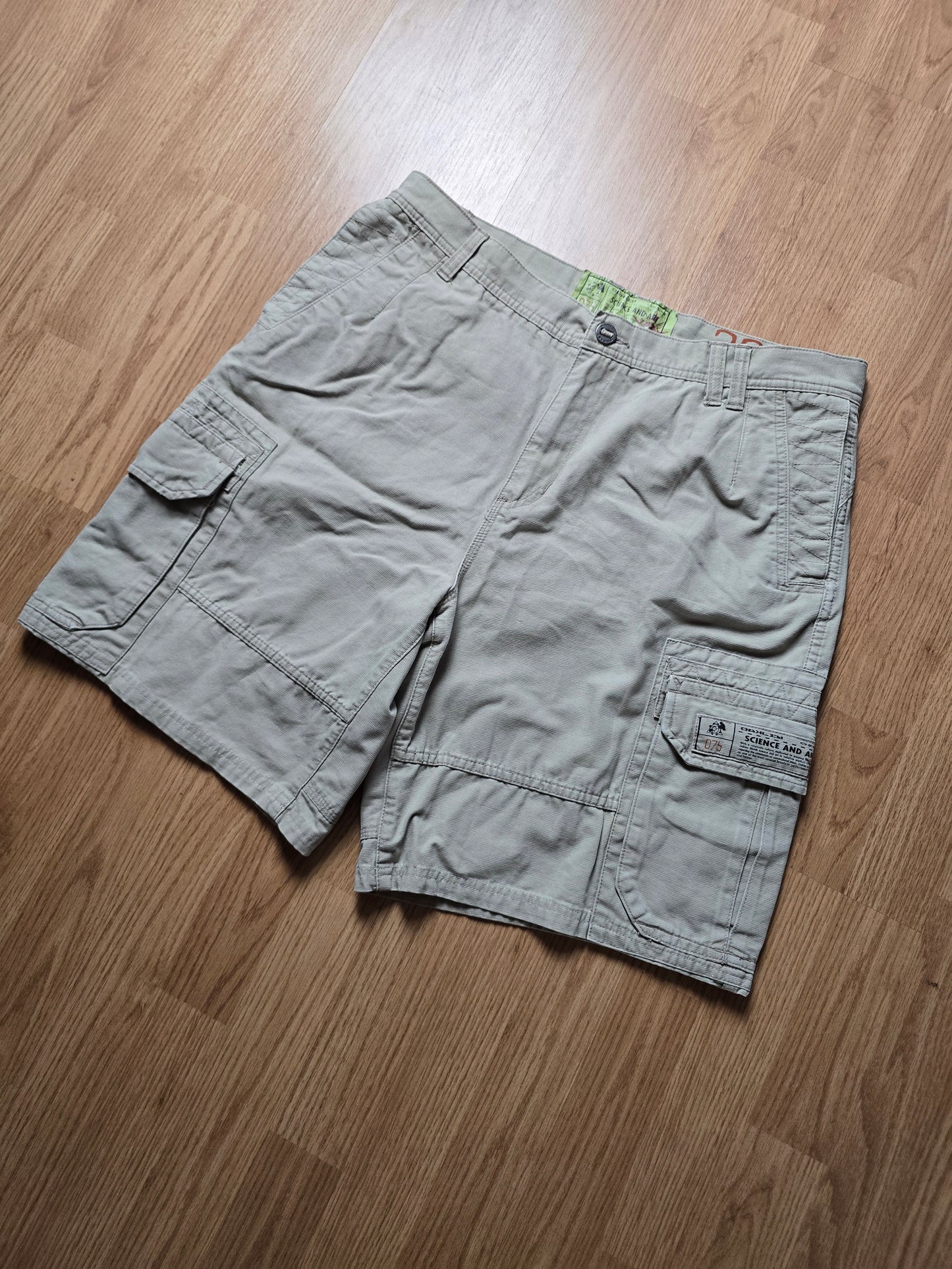 Y2K Oakley Science And Art Cargo Shorts (36)