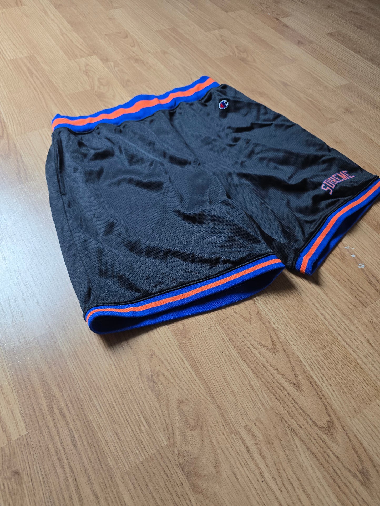 Supreme x Champion Knicks Mesh Basketball Shorts (S/M)