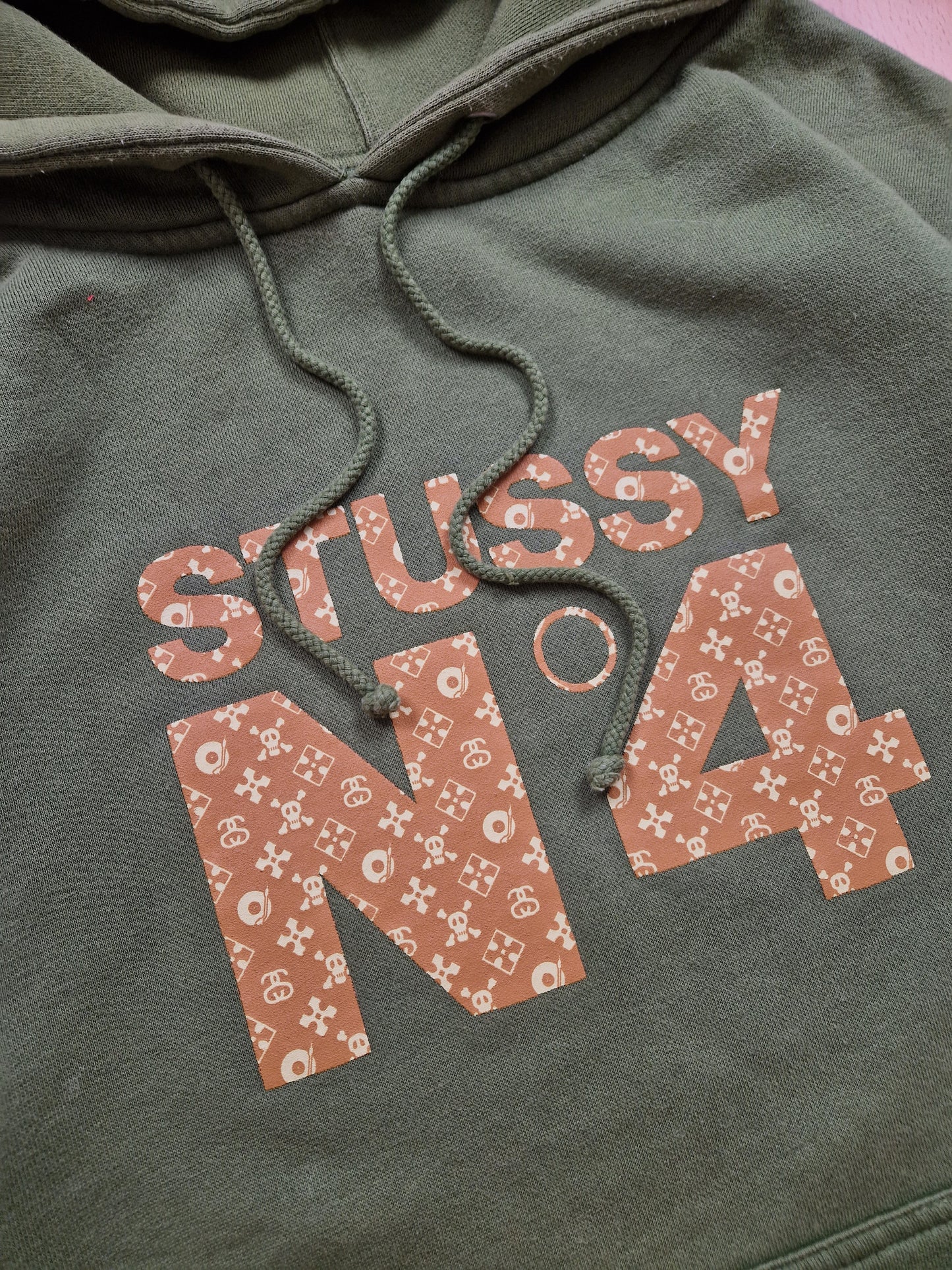 RARE Vintage Stussy 'LV' Monogram Hoodie (M)