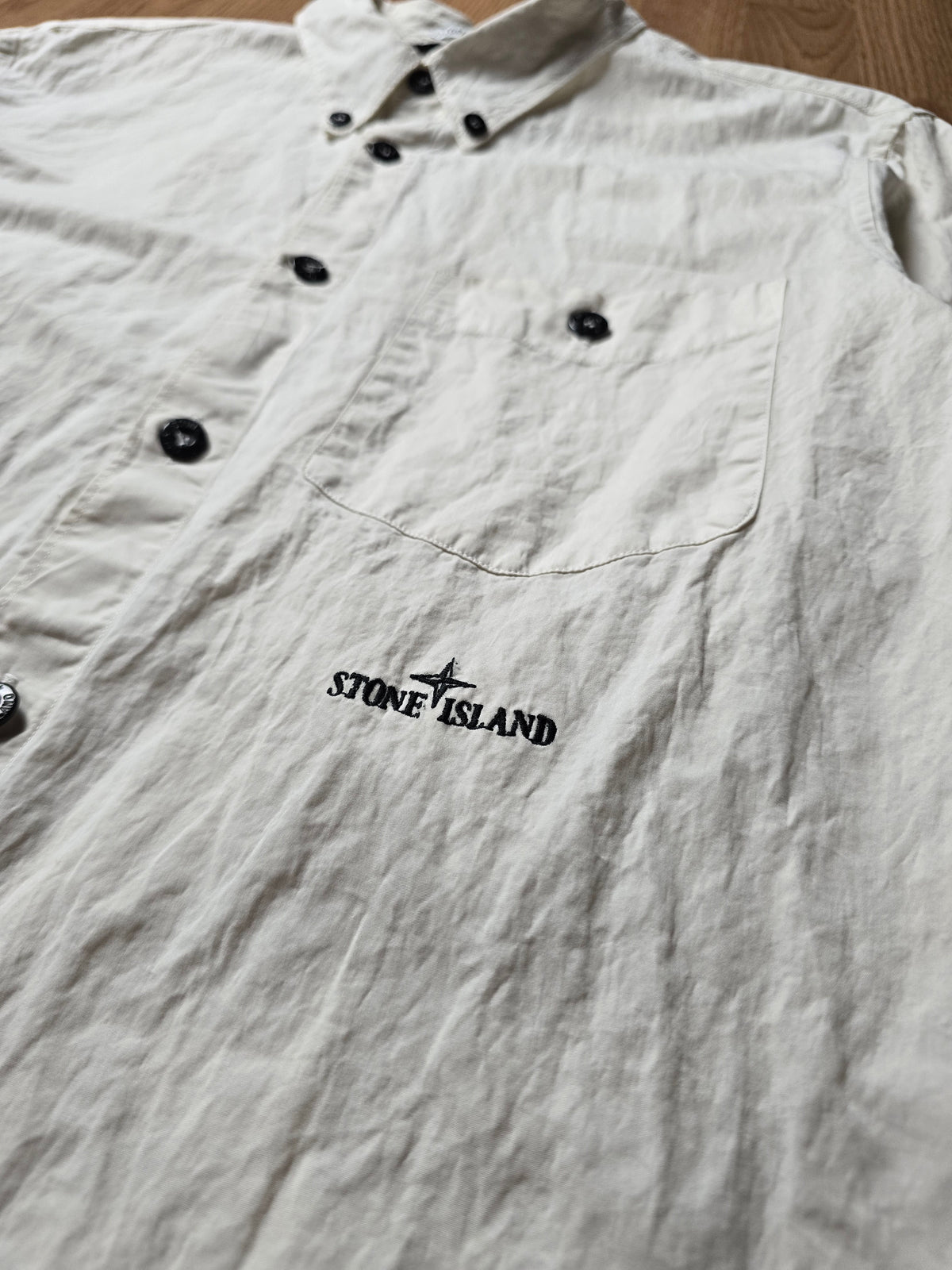 Vintage Stone Island Embroidered Cotton blend LS Shirt (L)