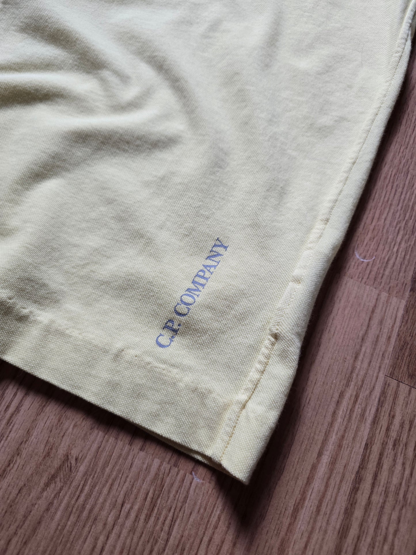 C.P. Company SS00 Cotton & Nylon Zip Polo Shirt (M)
