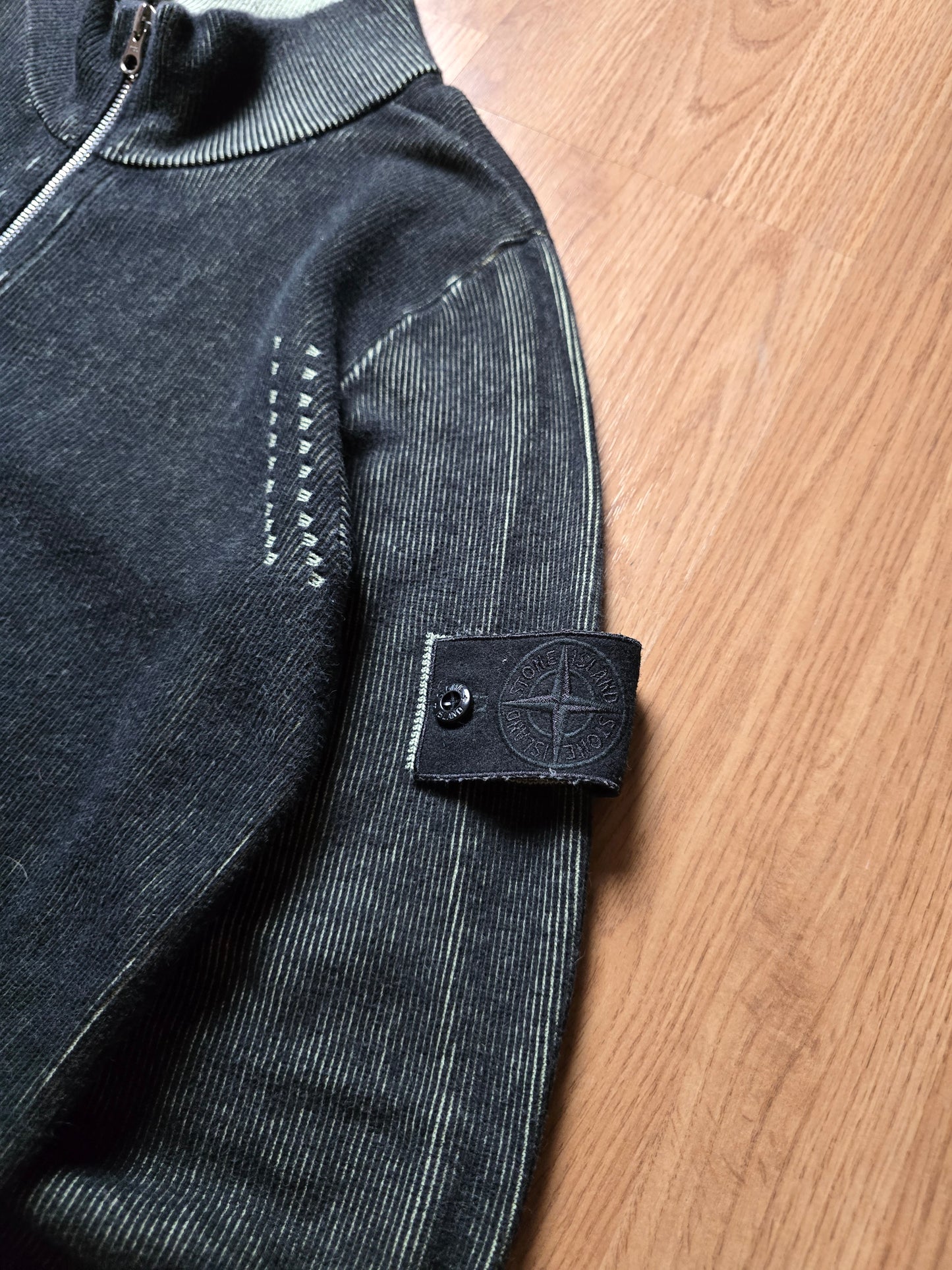 Stone Island Shadow Project Vanisé Knit Zip Track Jacket (S)