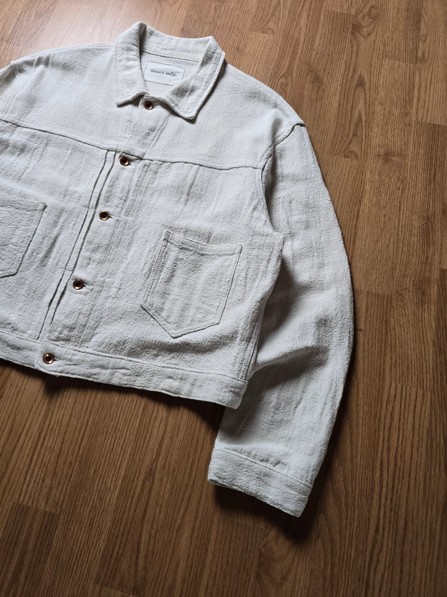 Story MFG Sundae Undyed Organic Handloom Jacket (M)