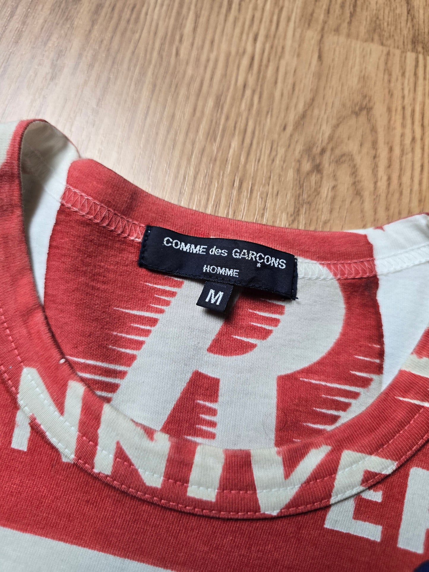 RARE Comme Des Garcon Homme 10th Anniversary Graphic Tee (M)