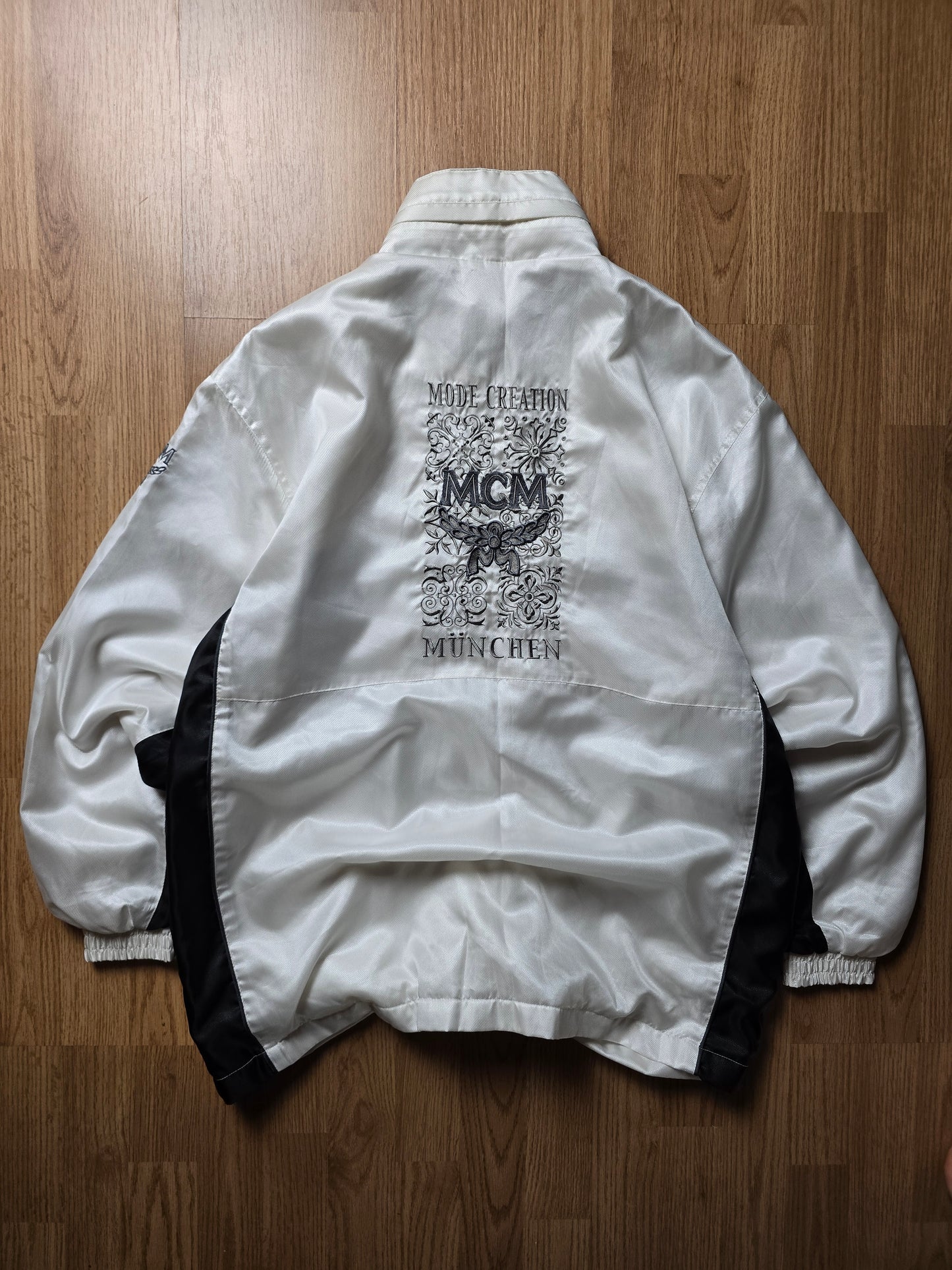 Vintage MCM Zip Up Track Jacket (L)