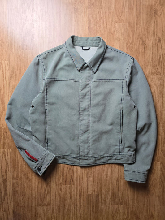 RARE 00s Prada Linea Rossa Marine Coach Jacket (M)