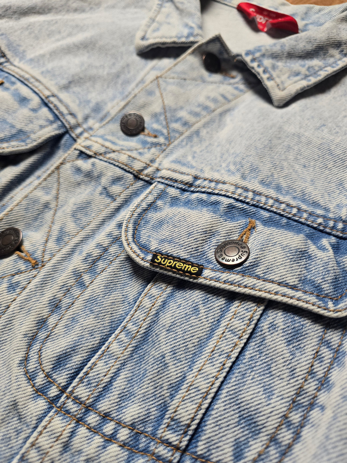 Supreme USA Denim Trucker Jacket (M/L)