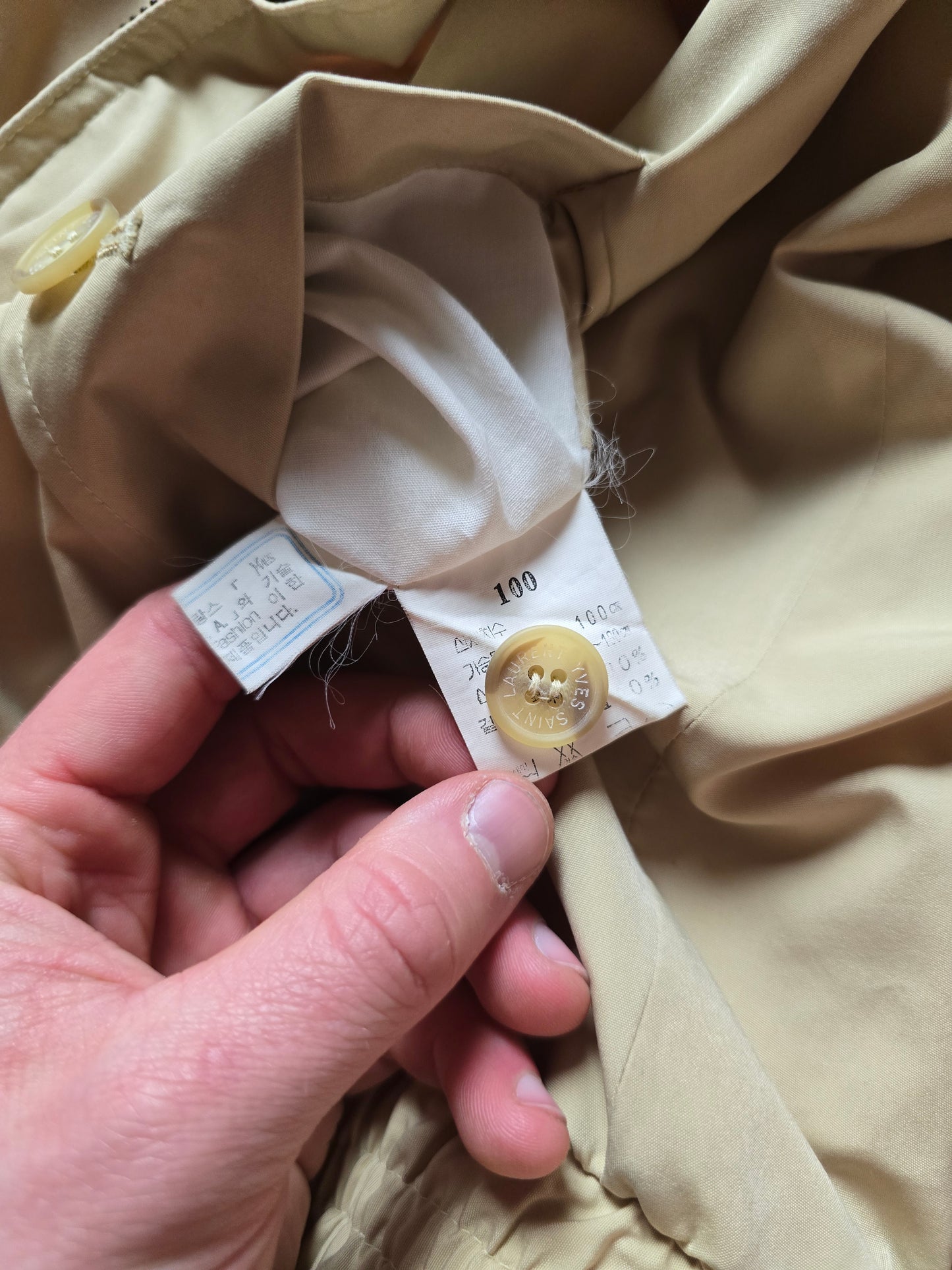 Vintage YSL Pour Homme Reversible Harrington Jacket (M/L)