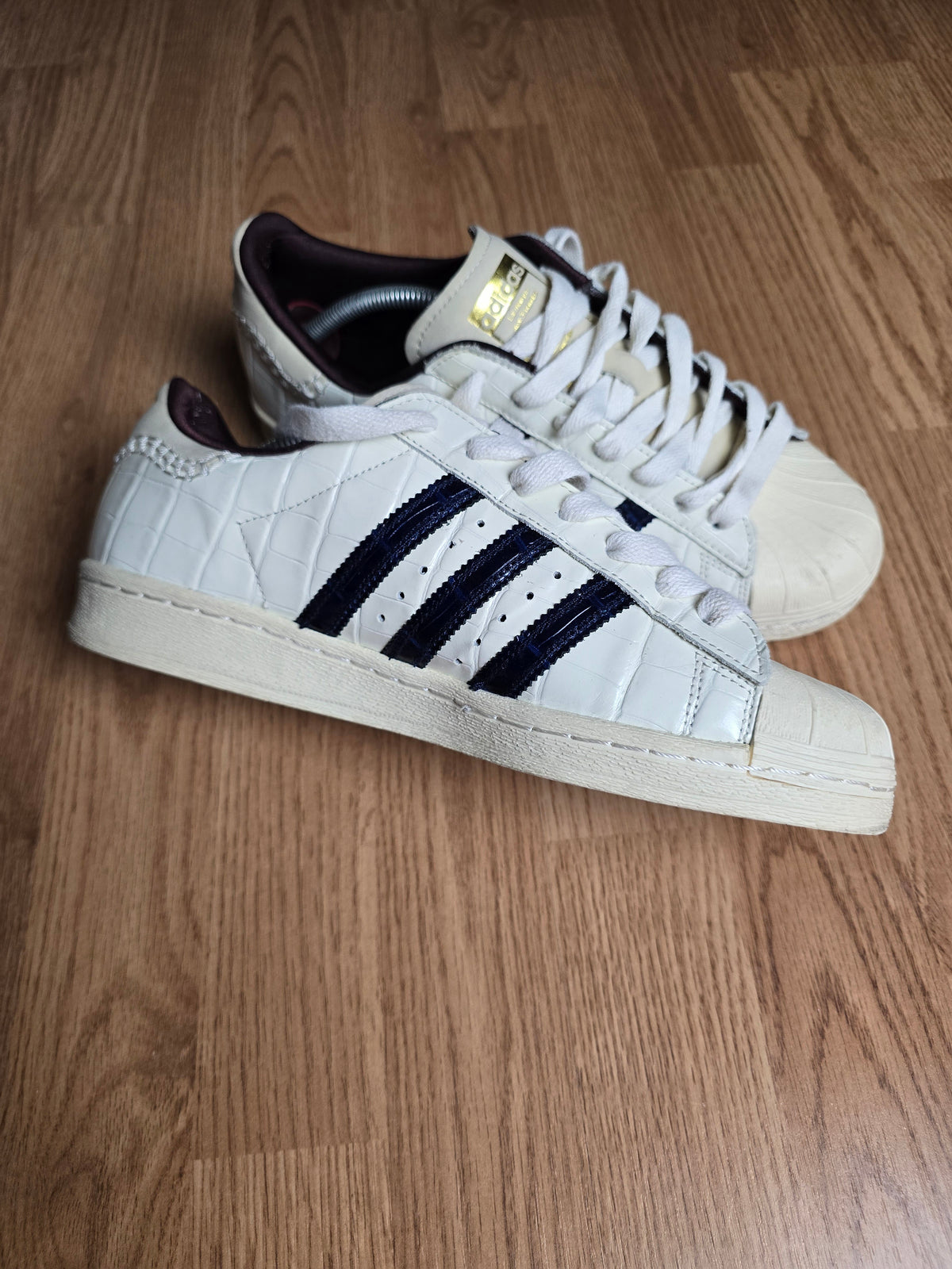 Adidas x Wales Bonner Superstar "White Croc" (UK9)
