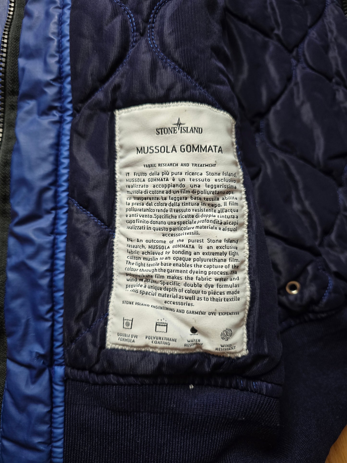 Stone Island 30th Anniversary Mussola Gommata Padded Jacket (M)