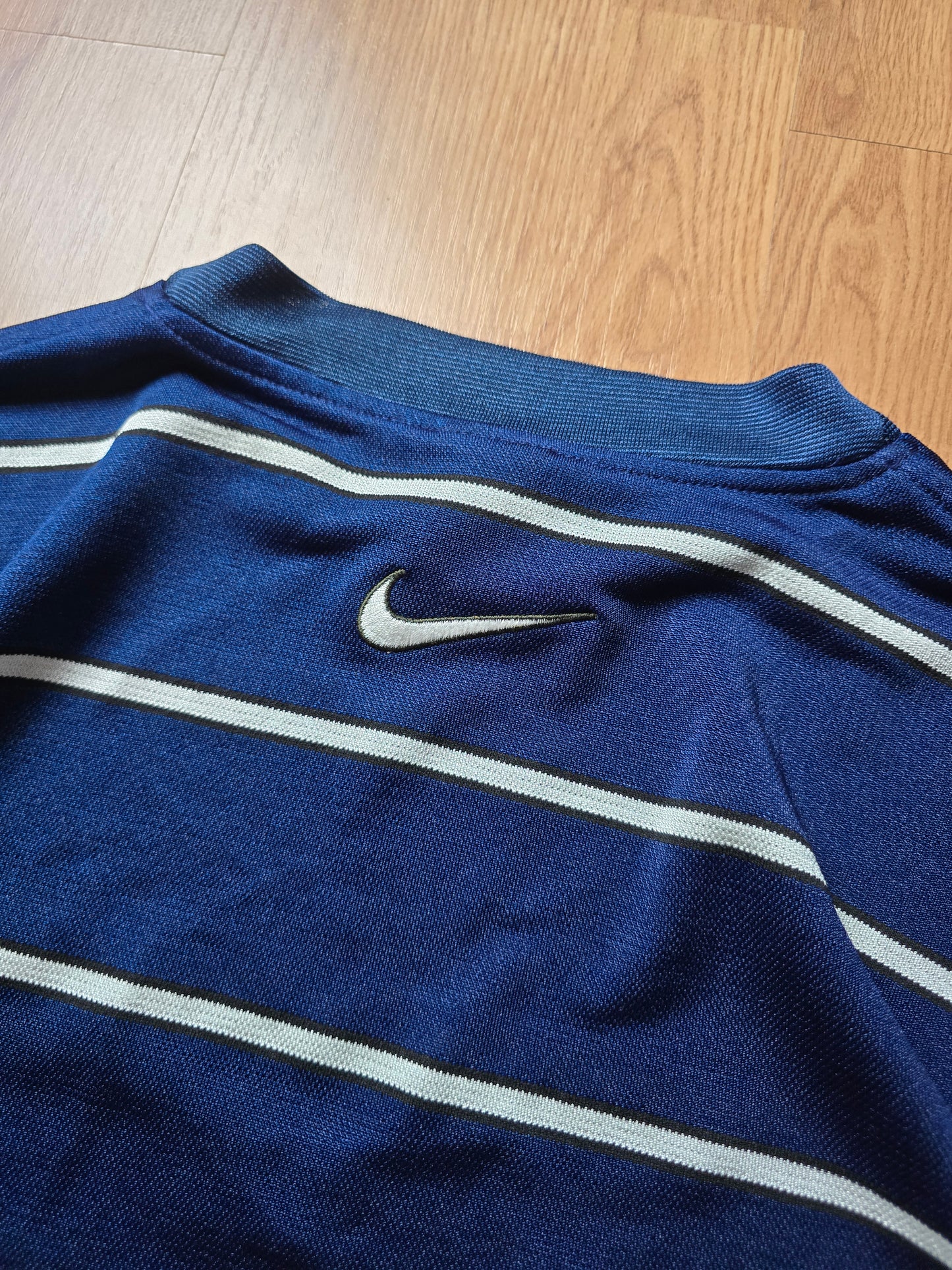 90s Nike Striped Sports Jersey (XL)