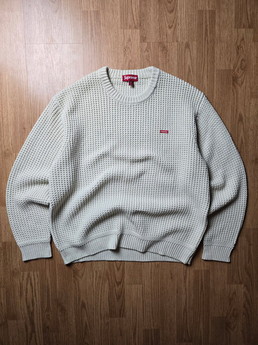 Supreme Small Box Waffle Knit Sweater (M/L)