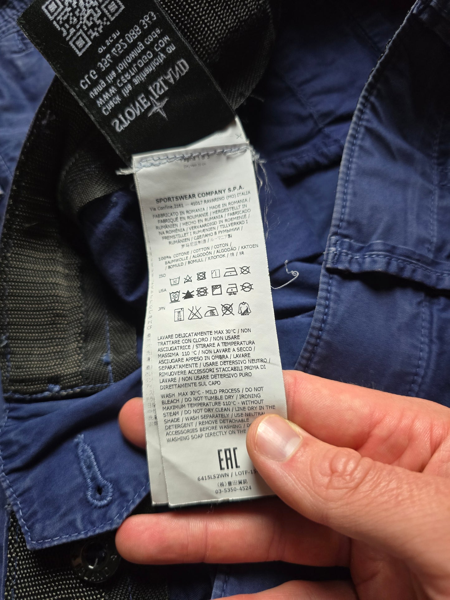 Stone Island Bermuda Cargo Shorts (W34)