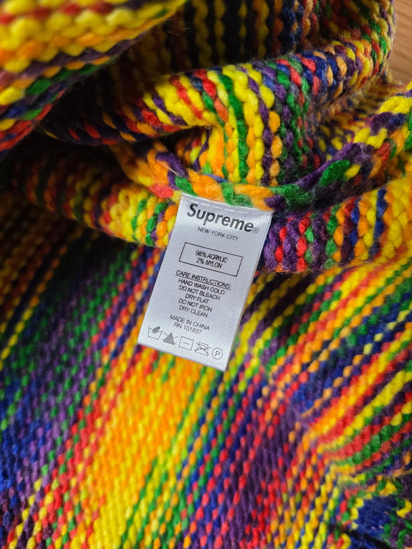 Supreme Static Multi Knit Sweater (XL)