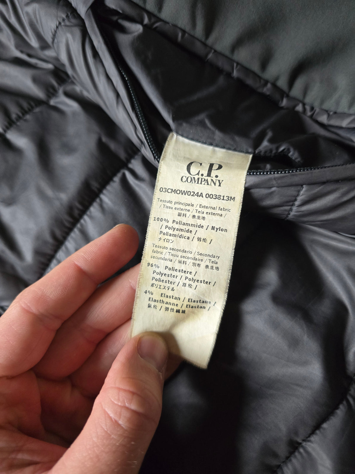 C.P. Company Hybrid Soft Shell Goggle Jacket (L)