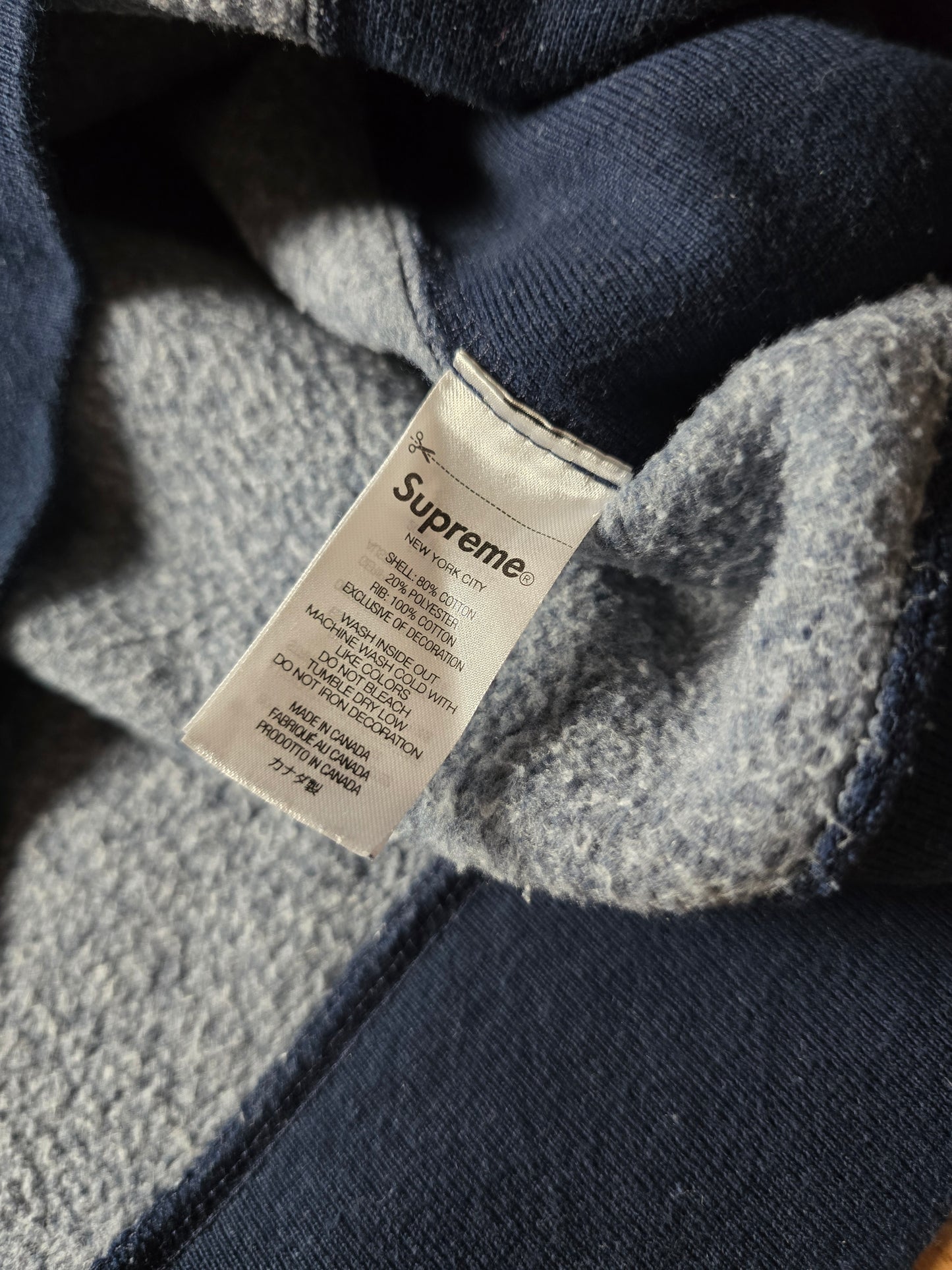 Supreme Pinstripe Crewneck Sweatshirt (XL)