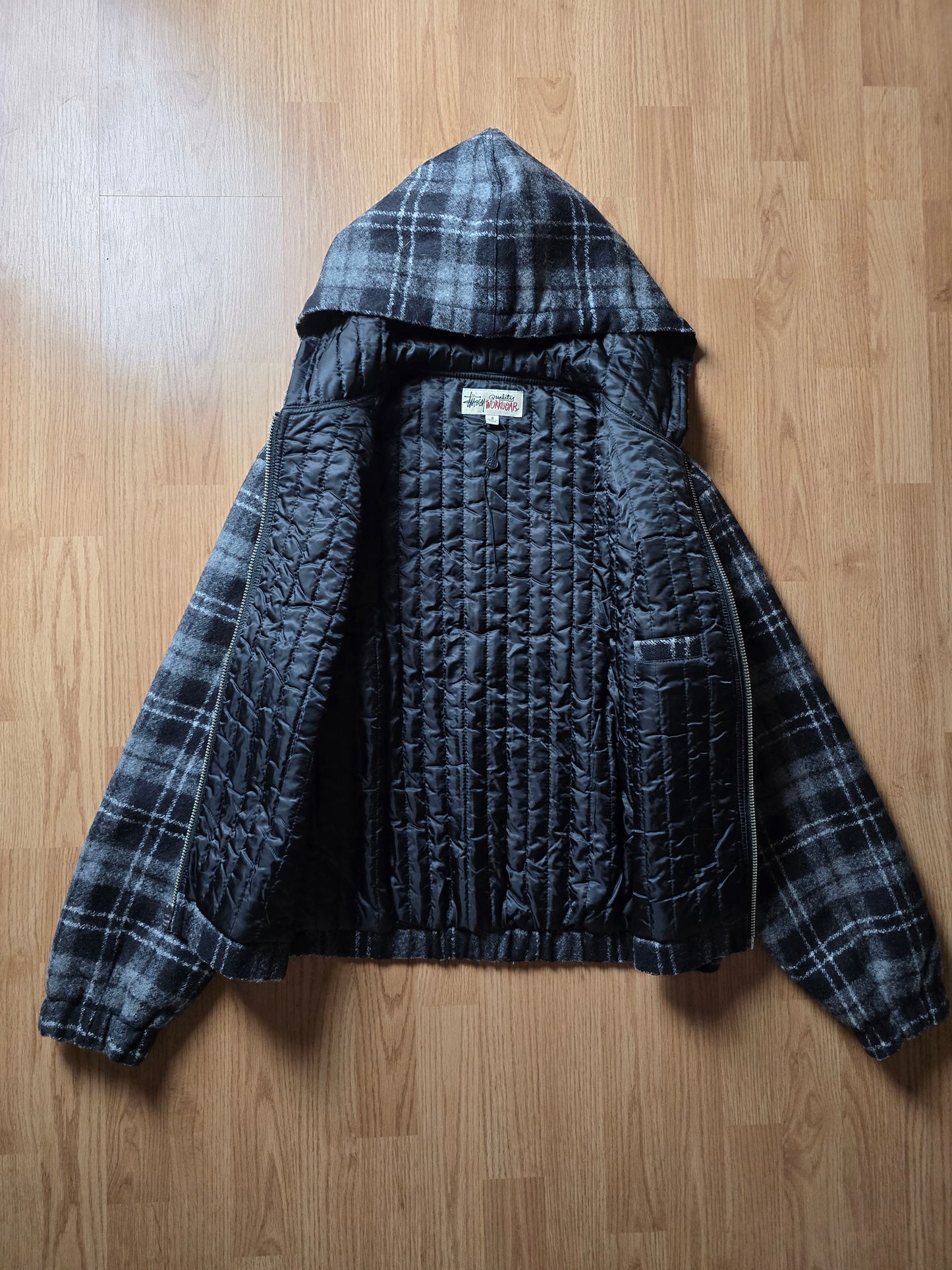 Stussy Wool Plaid Work Jacket (S)