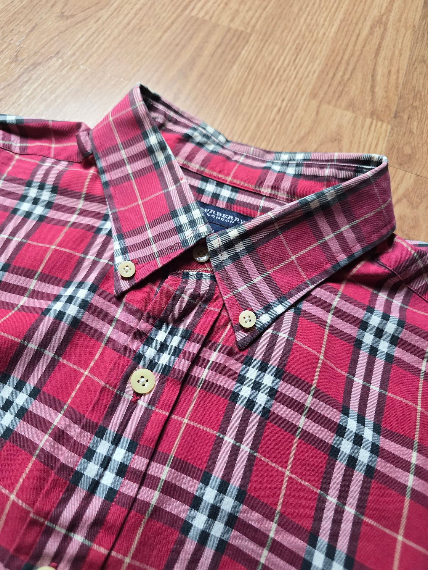 Vintage Burberry LS Nova Check Flannel Shirt (L)