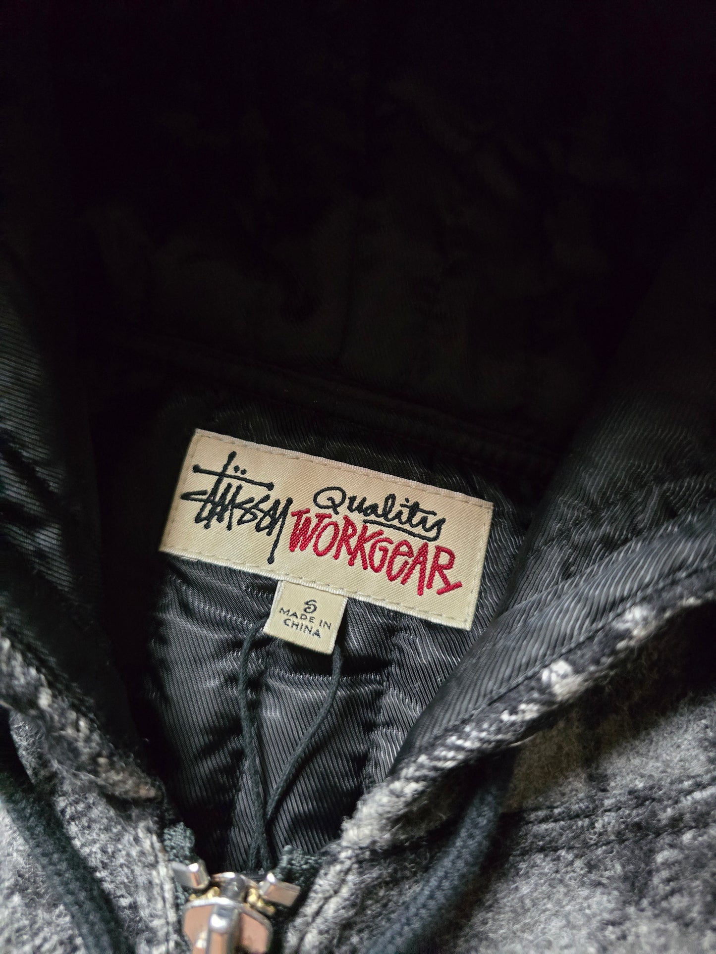 Stussy Wool Plaid Work Jacket (S)