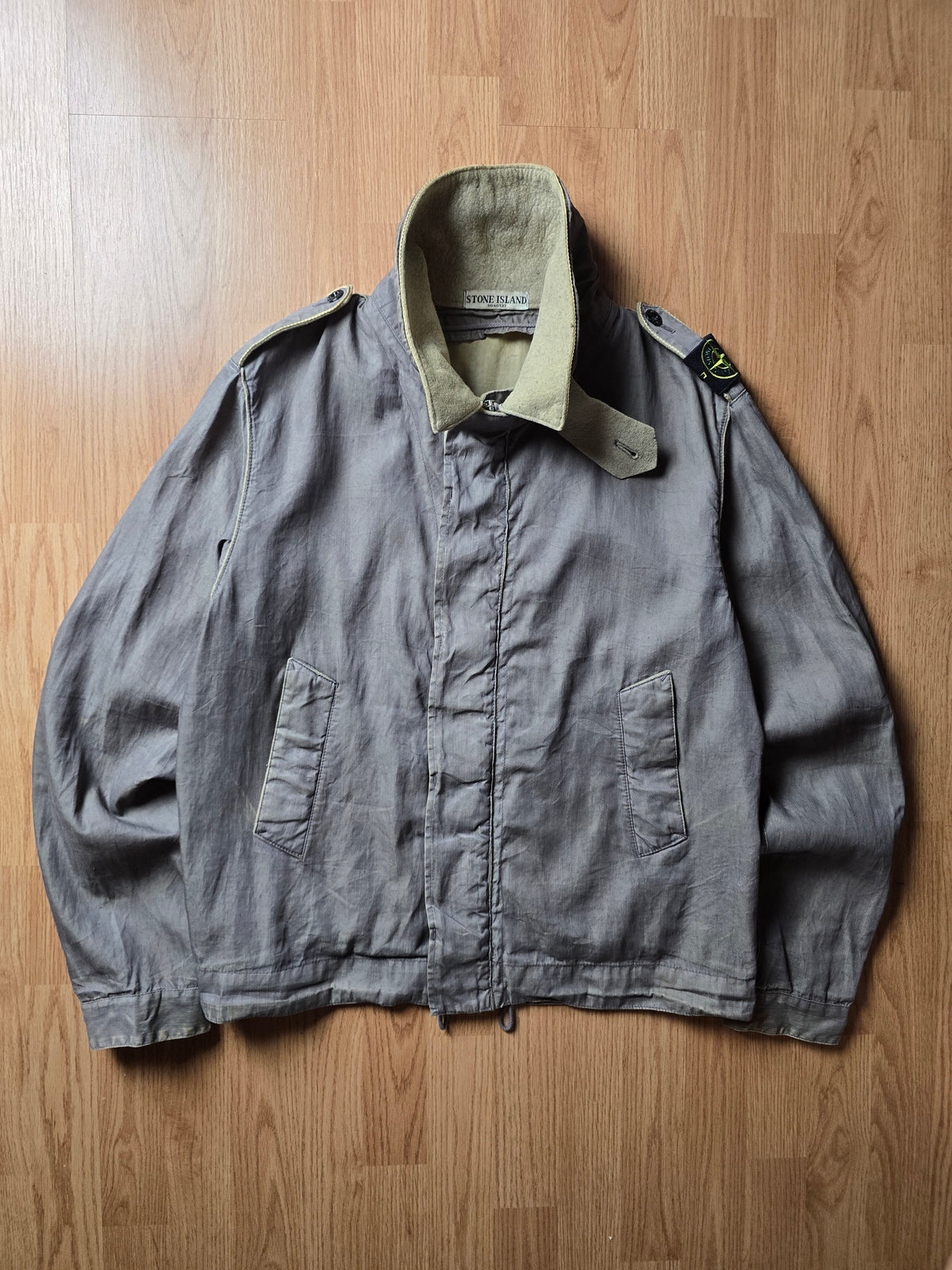 Stone Island AW06 Spalmatura Coated Lino Mix Dutch Rope Jacket (L/M)
