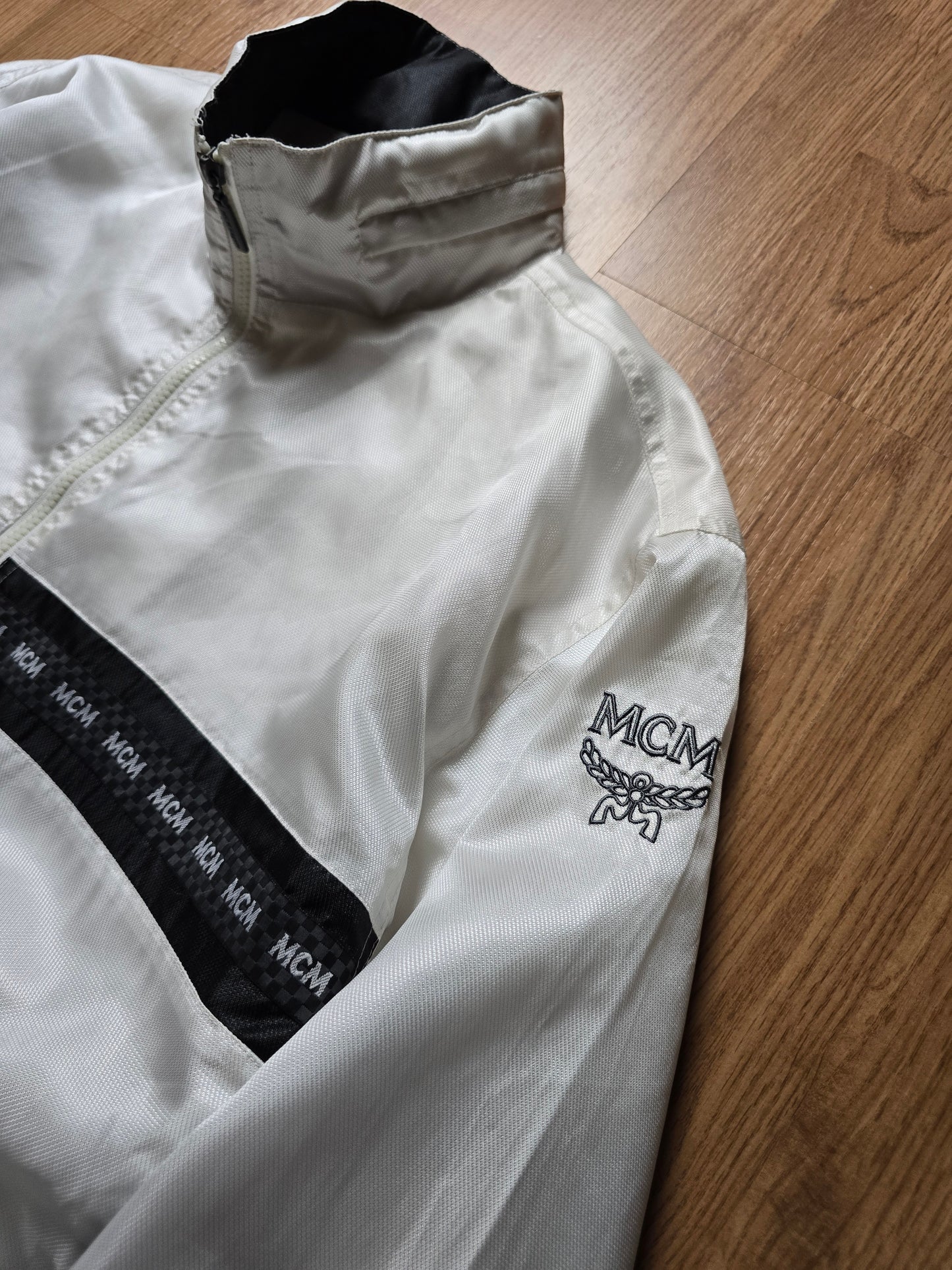 Vintage MCM Zip Up Track Jacket (L)