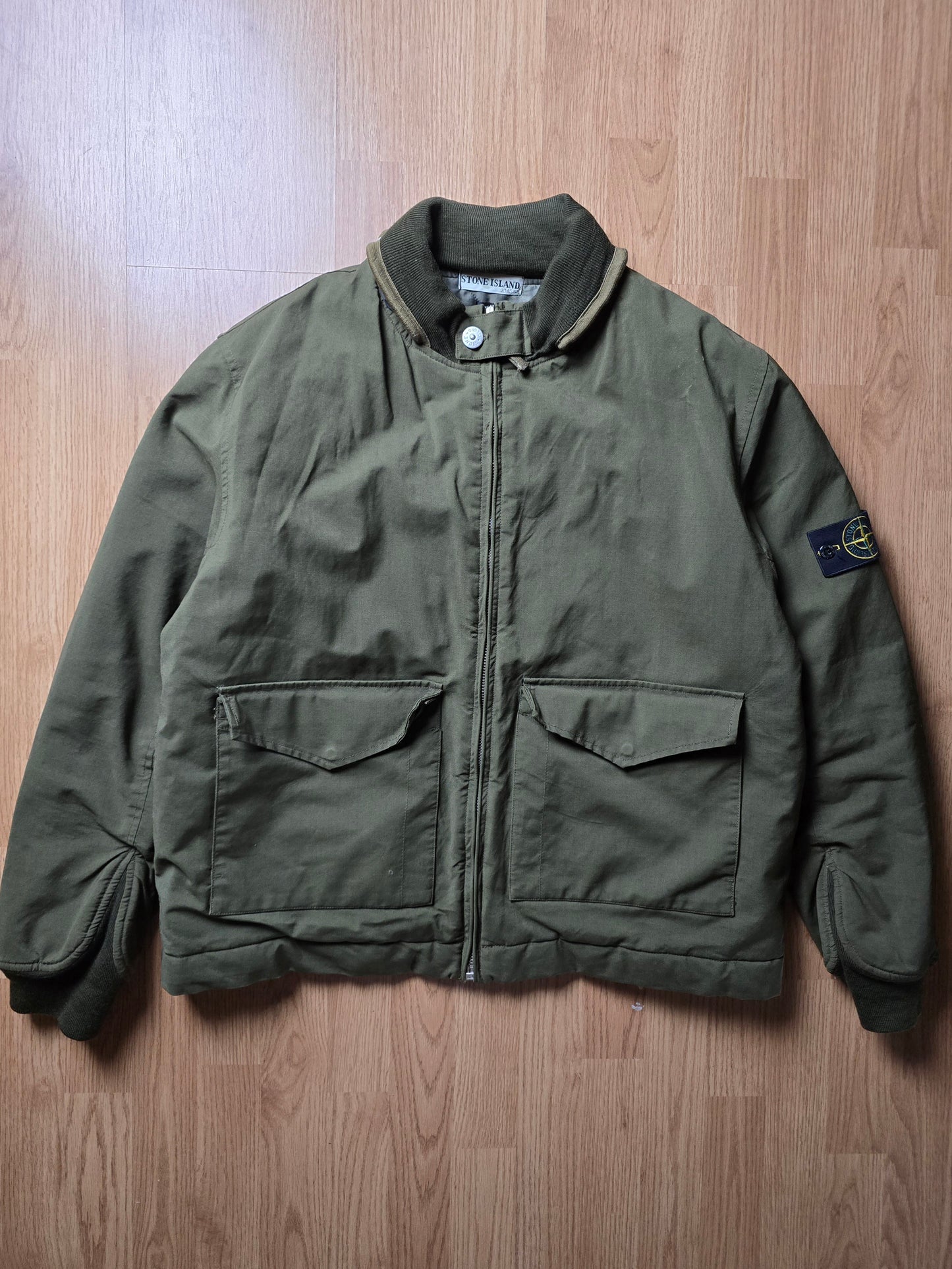 Vintage Stone Island AW01 Wool Canvas Jacket (XL)