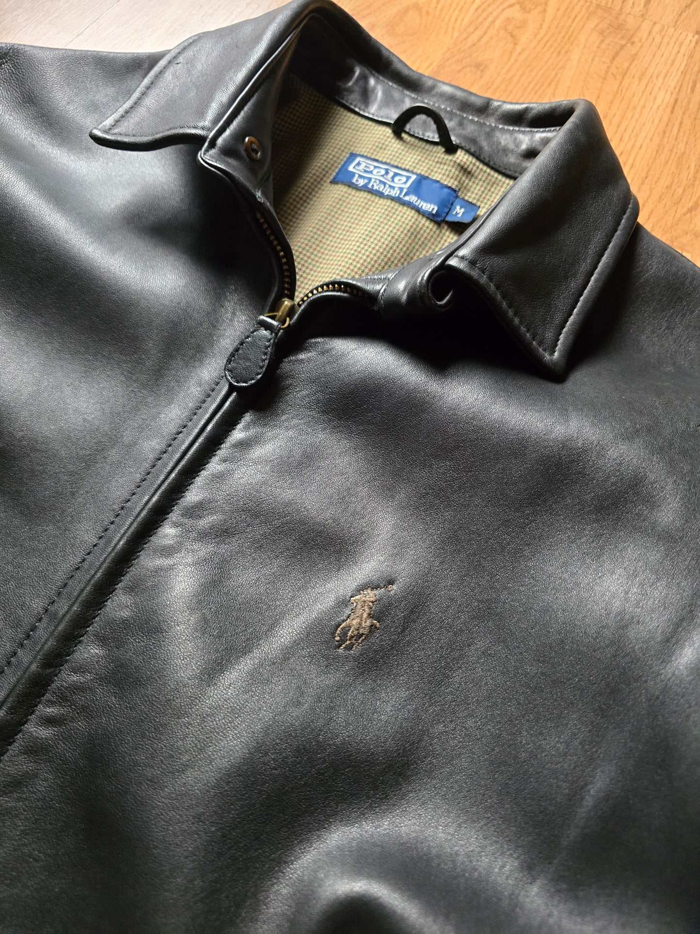 Polo Ralph Lauren Heavyweight Leather Jacket (M)