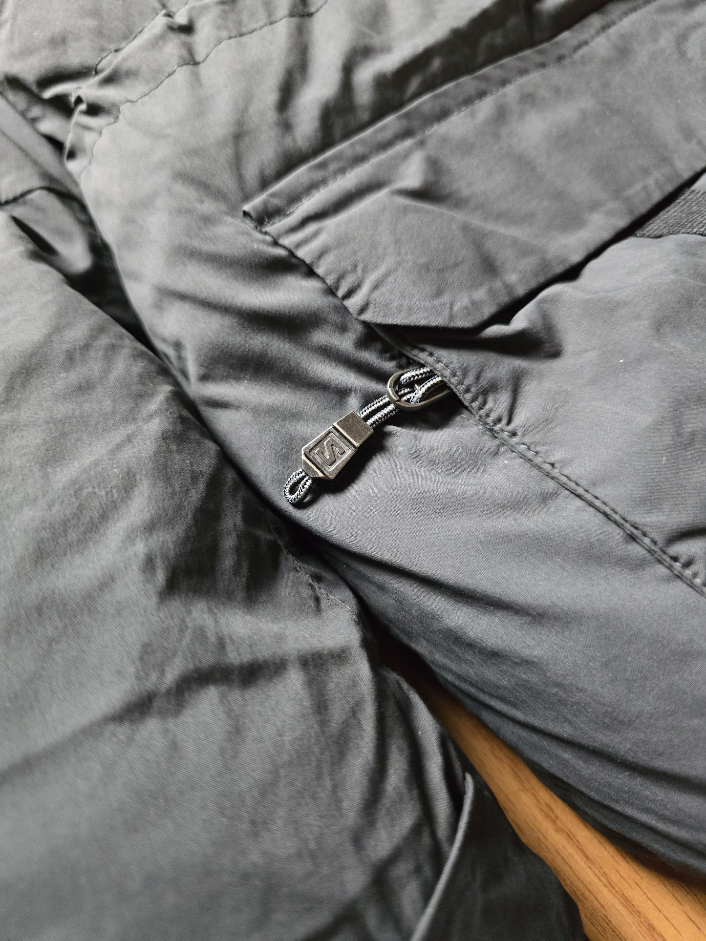 Salomon Metro Goose Down Fur Hooded Jacket (M)