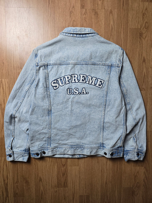 Supreme USA Denim Trucker Jacket (M/L)