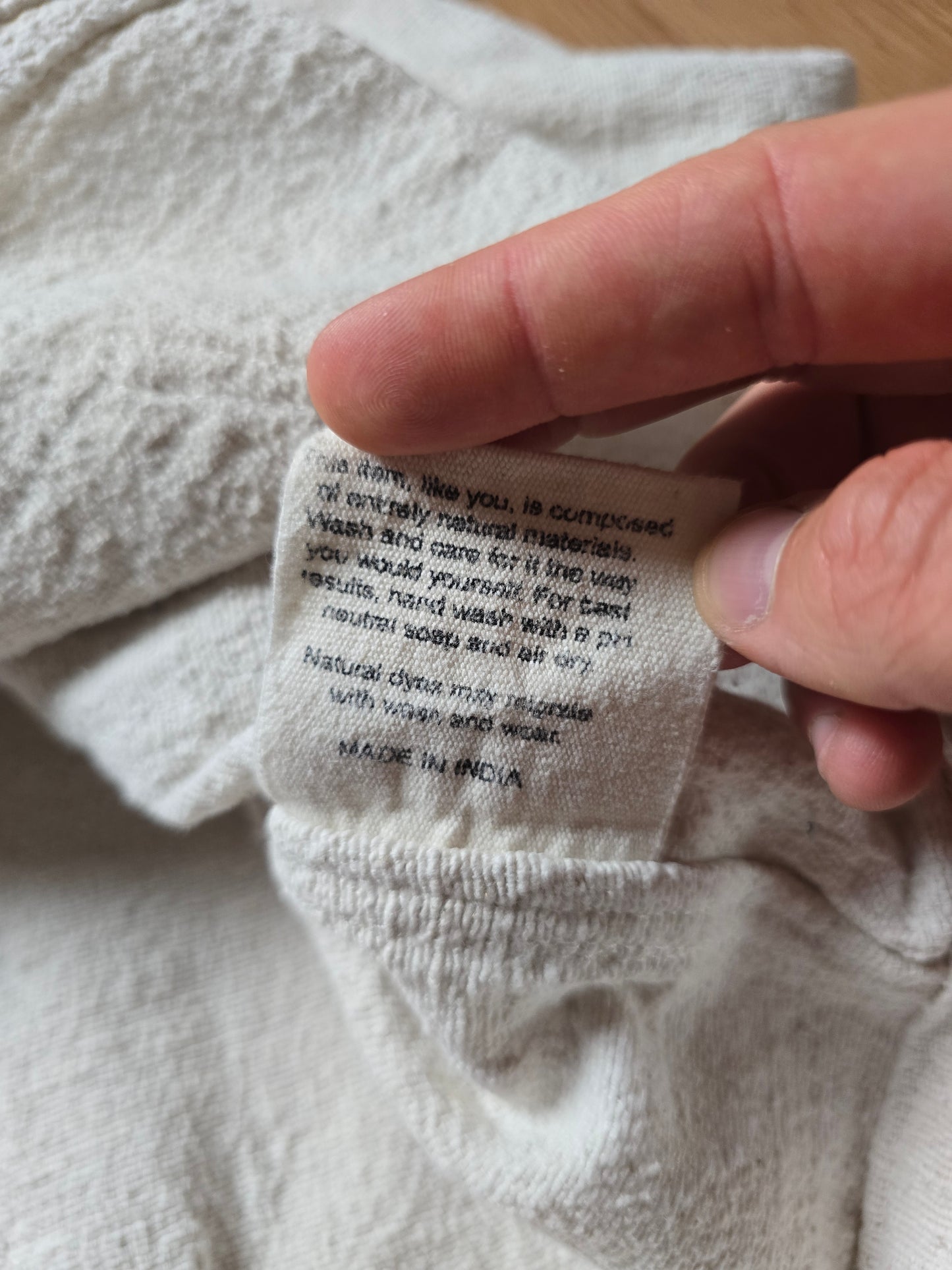 Story MFG Sundae Undyed Organic Handloom Jacket (M)