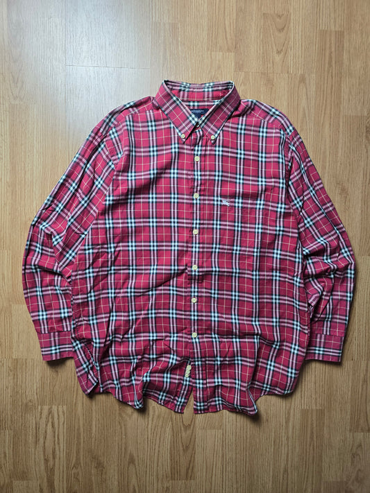 Vintage Burberry LS Nova Check Flannel Shirt (L)