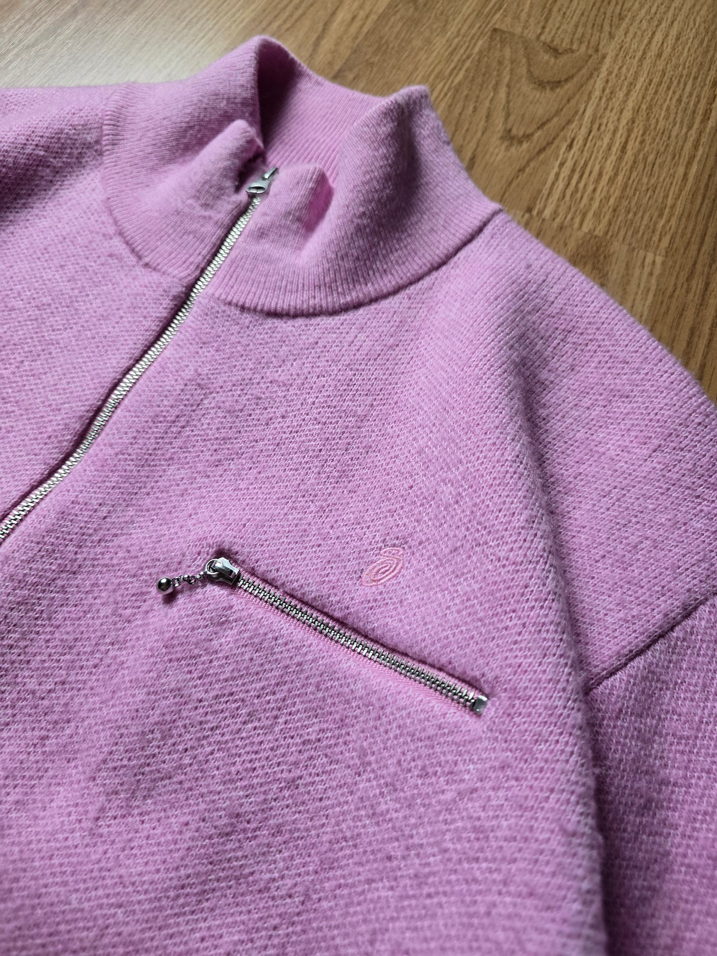 Stussy Half Zip Mock Neck Sweater (L)