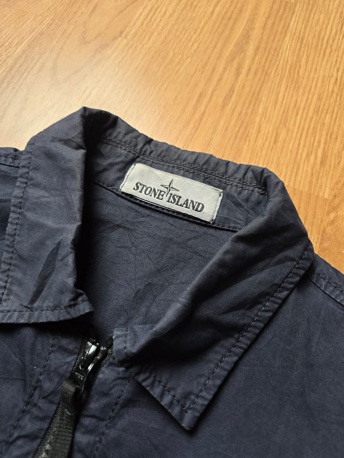 Stone Island Garment Dyed Zip Overshirt (S)
