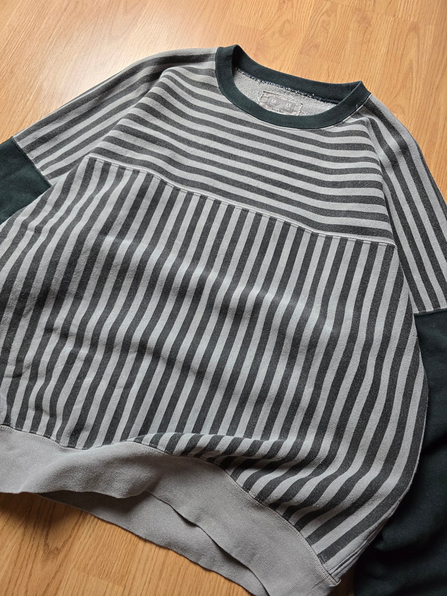 Cav Empt Overdyed Stripe Crewneck Sweatshirt (M/L)