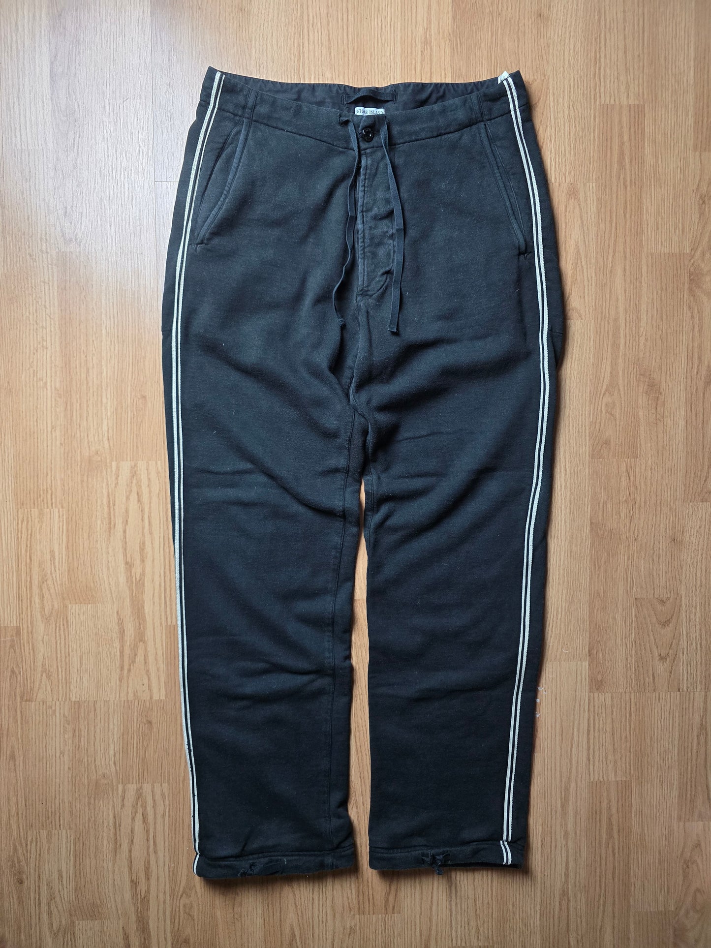 Stone Island AW07 Cotton Leg Stripe Joggers (32x32)